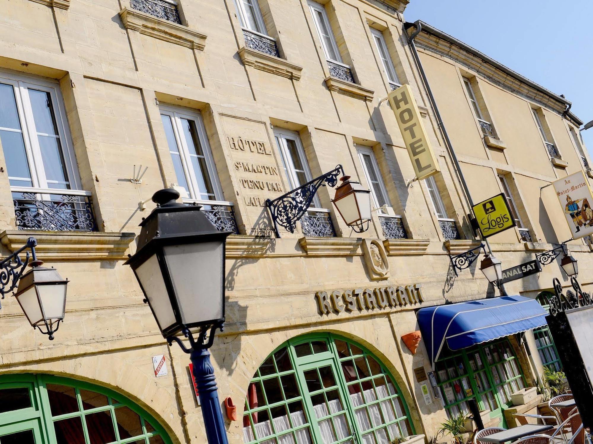 Hostellerie Saint Martin- Logis Hotel Et Restaurant Creully sur Seulles Exterior photo