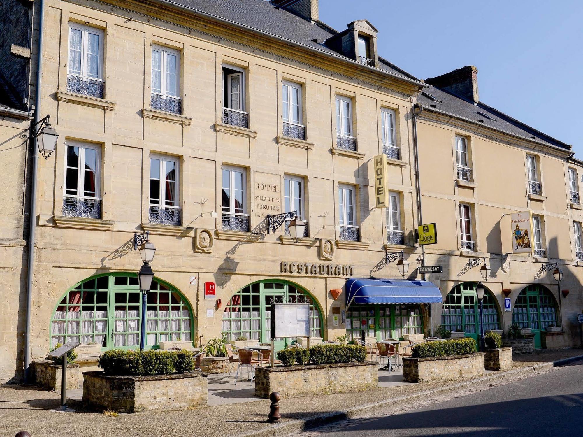 Hostellerie Saint Martin- Logis Hotel Et Restaurant Creully sur Seulles Exterior photo